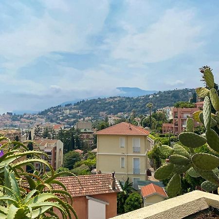 شقة Mansfield Vue Carte Postale Terrasse Piscine Calme Port A 200M A Pied مينتون المظهر الخارجي الصورة