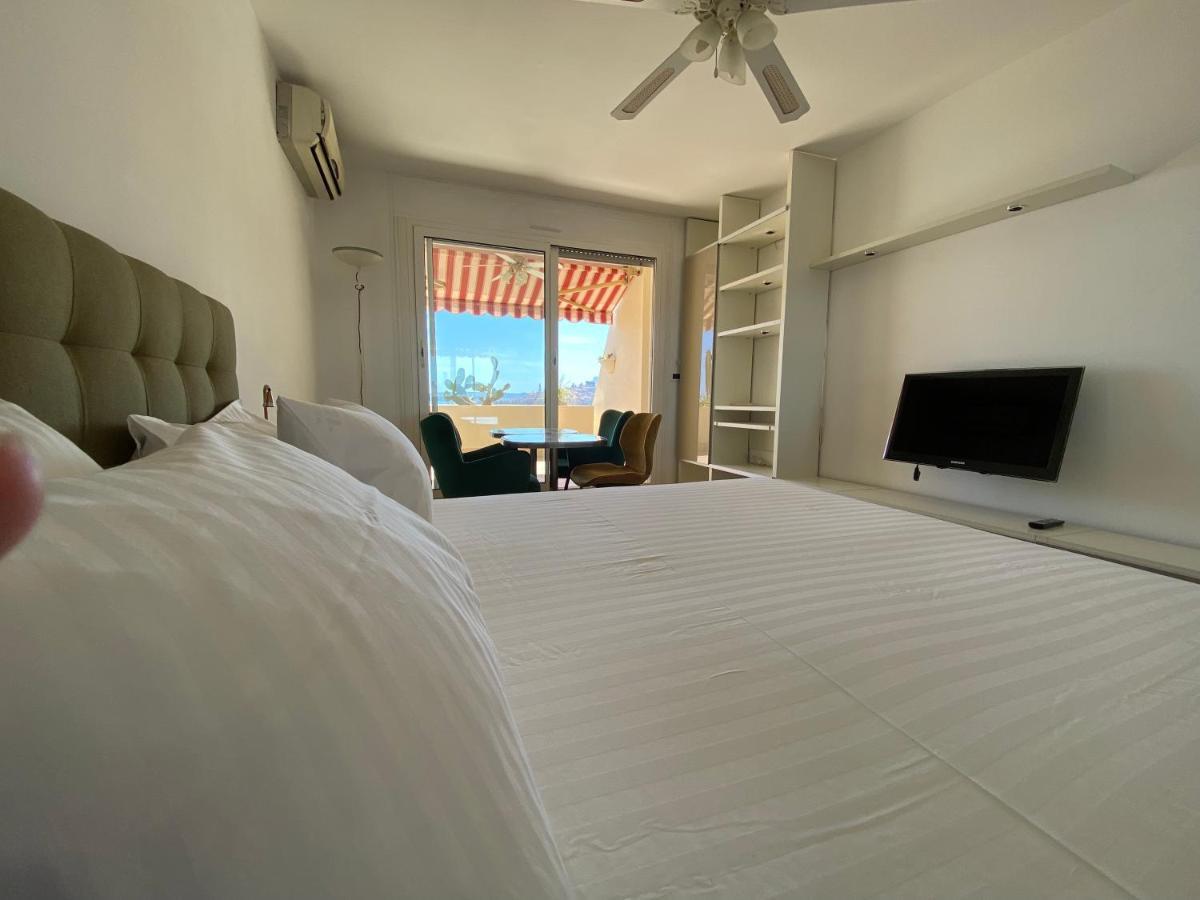شقة Mansfield Vue Carte Postale Terrasse Piscine Calme Port A 200M A Pied مينتون المظهر الخارجي الصورة