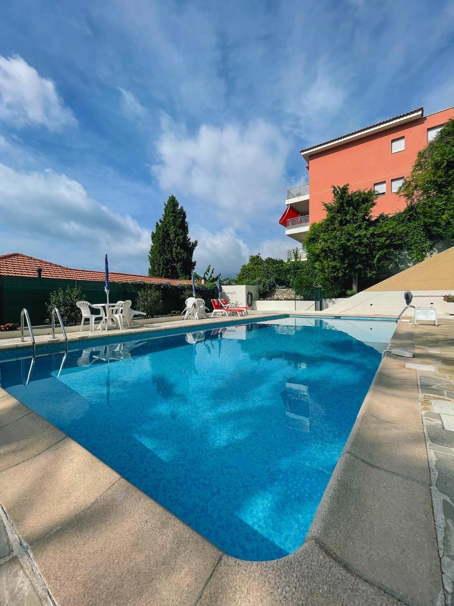 شقة Mansfield Vue Carte Postale Terrasse Piscine Calme Port A 200M A Pied مينتون المظهر الخارجي الصورة